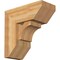 Ekena Millwork Westlake Slat Rough Sawn Bracket w/ Offset Brace, Western Red Cedar, 8"W x 18"D x 18"H BKT0806X18X18WTL06RWR - alternate 1